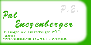 pal enczenberger business card